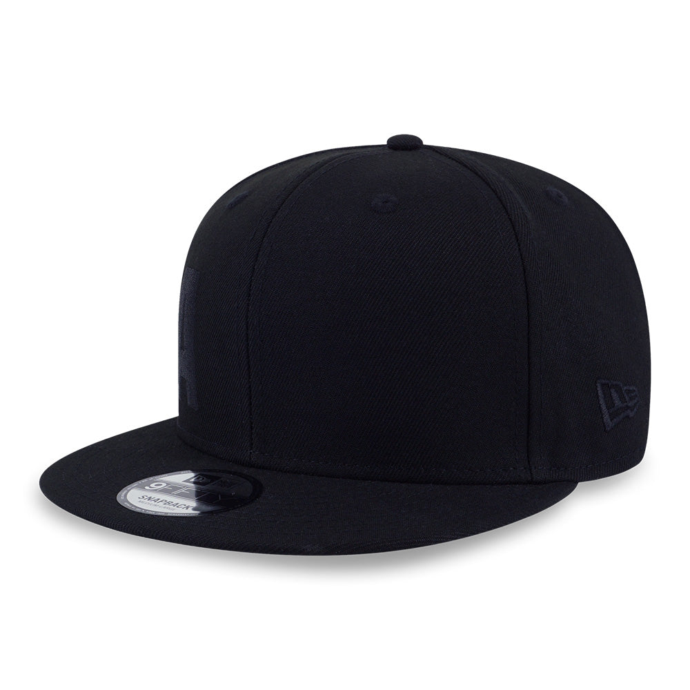 New Era Wordmark Basketball Tonal Pack Black 9FIFTY Snapback Cap