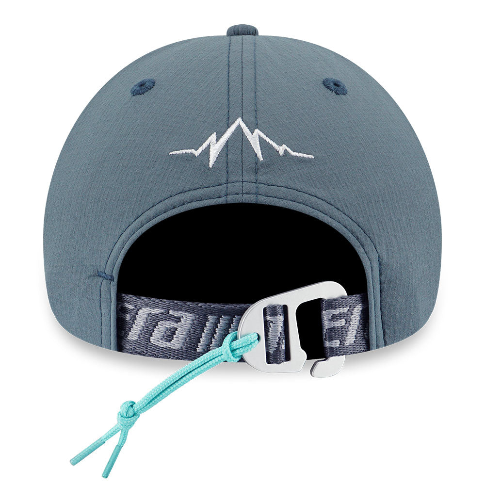 New Era NEC Wordmark Spring Wave Fest Dusty Teal 9FORTY Unstructured Metal Buckle Adjustable Cap