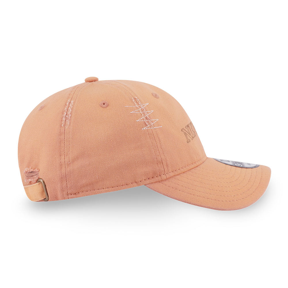 New Era Logo Washed Deep Sand 9FORTY Unstructured Adjustable Cap