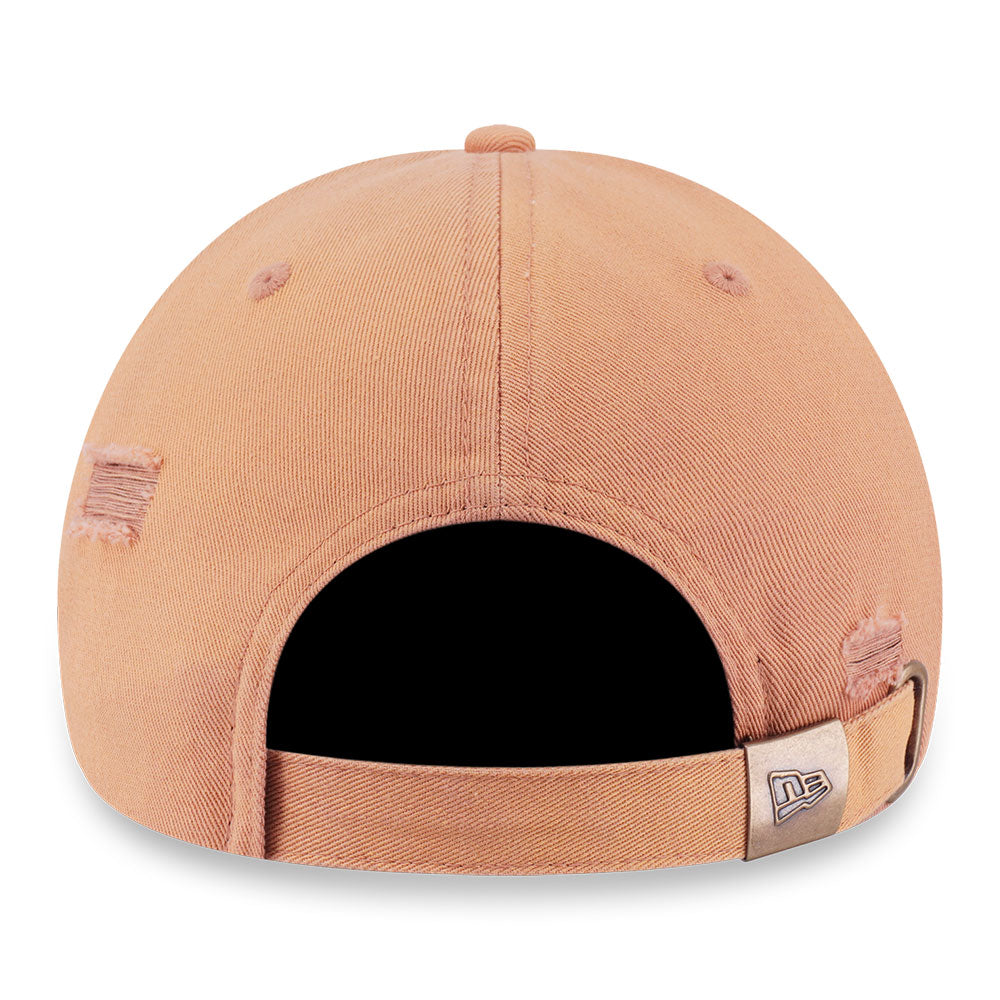 New Era Logo Washed Deep Sand 9FORTY Unstructured Adjustable Cap