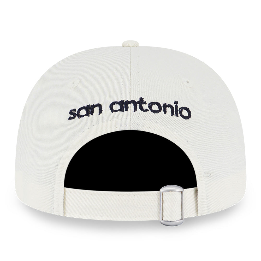 New Era San Antonio Spurs NBA Doodles Chrome White 9FORTY A-Frame Adjustable Cap