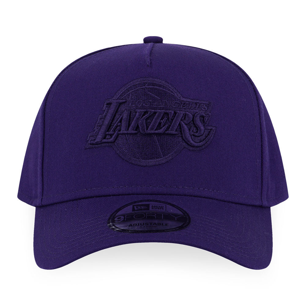 New Era Los Angeles Lakers NBA Basketball Tonal Pack Purple 9FORTY A-Frame Adjustable Cap