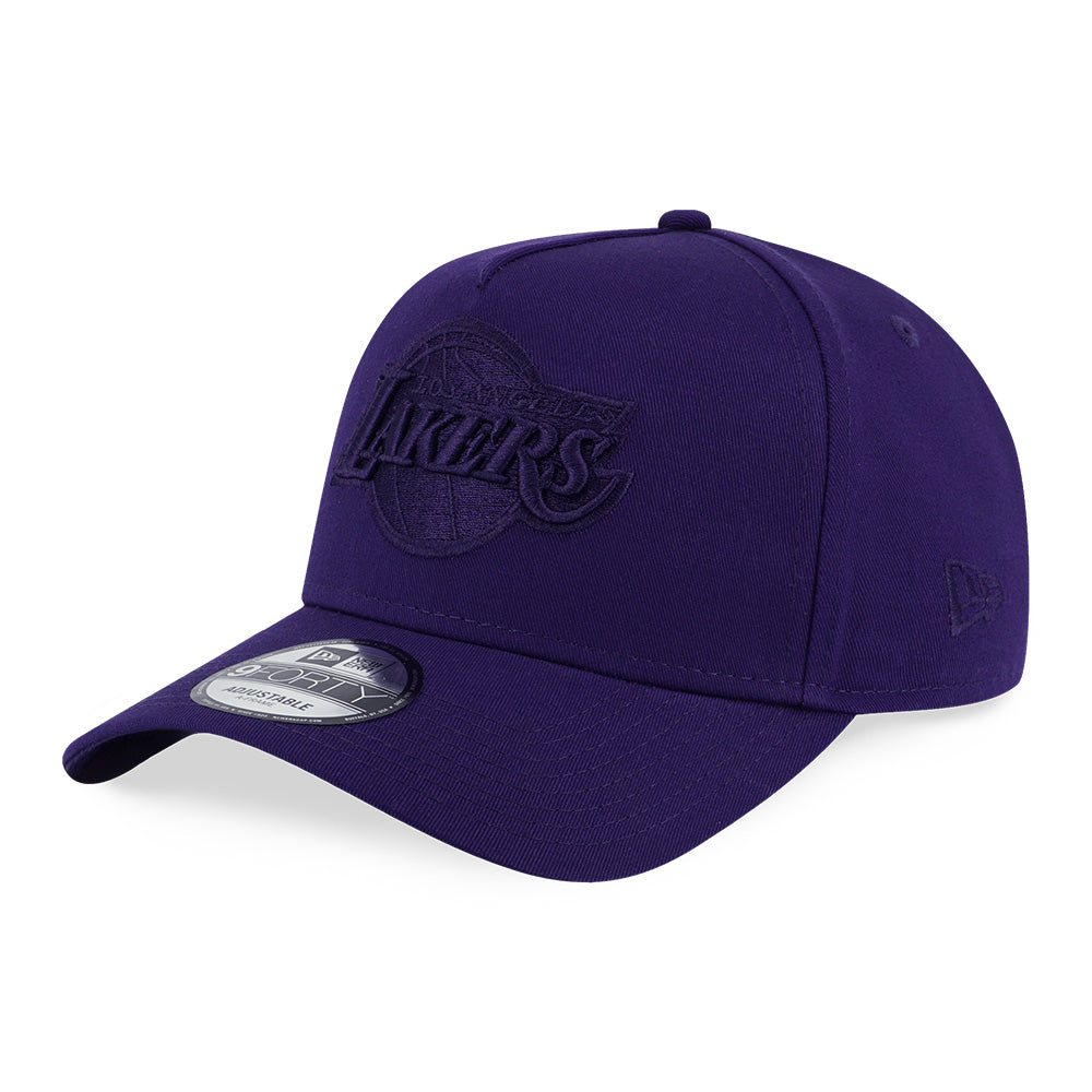 New Era Los Angeles Lakers NBA Basketball Tonal Pack Purple 9FORTY A-Frame Adjustable Cap