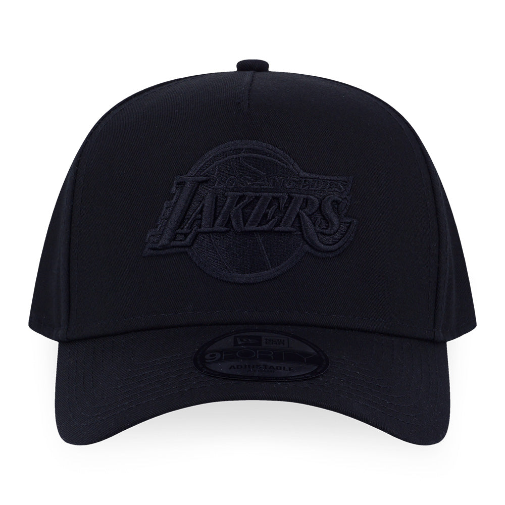 New Era Los Angeles Lakers NBA Basketball Tonal Pack Black 9FORTY A-Frame Adjustable Cap