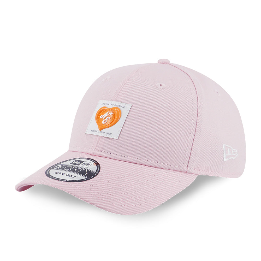 New Era Valentine&#39;s Day Dolphine Pink 9FORTY Adjustable Cap