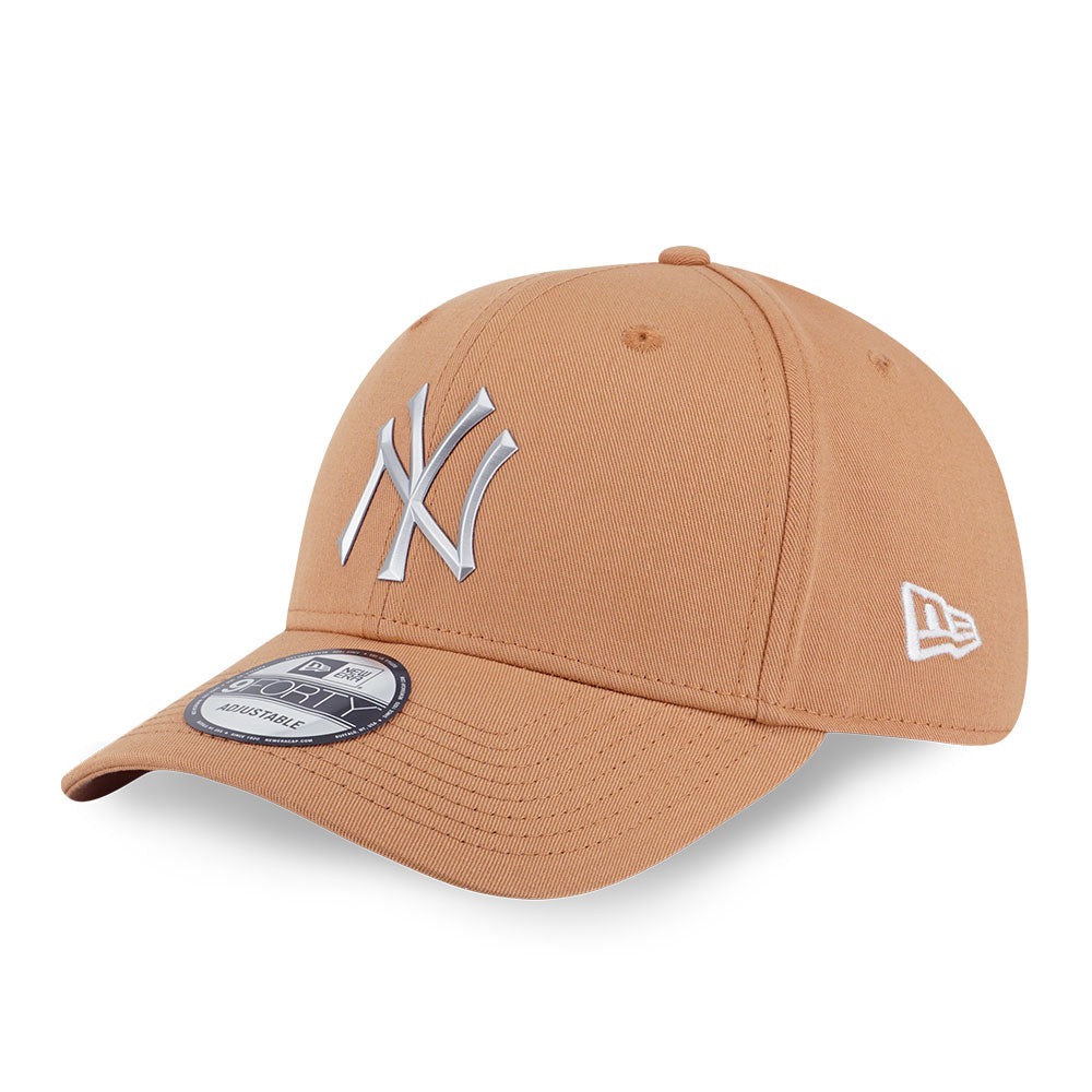 New Era New York Yankees MLB TPU Badge Deep Sand 9FORTY Adjustable Cap