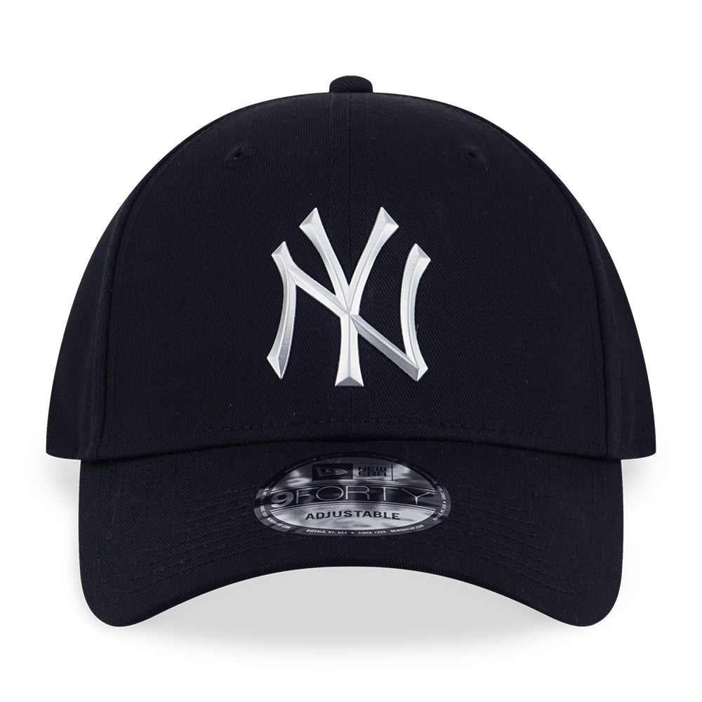 New Era New York Yankees MLB TPU Badge Black 9FORTY Adjustable Cap