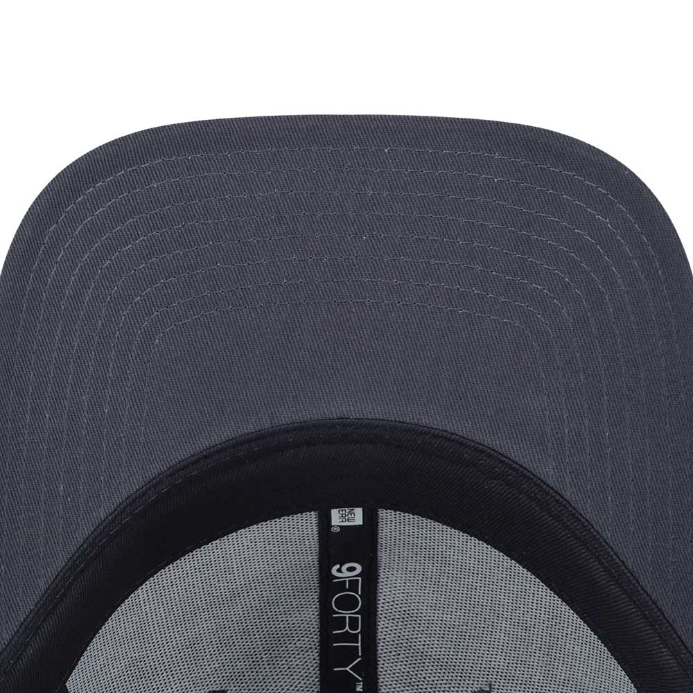 New Era New York Yankees MLB Chain Stitching Graphite 9FORTY Adjustable Cap