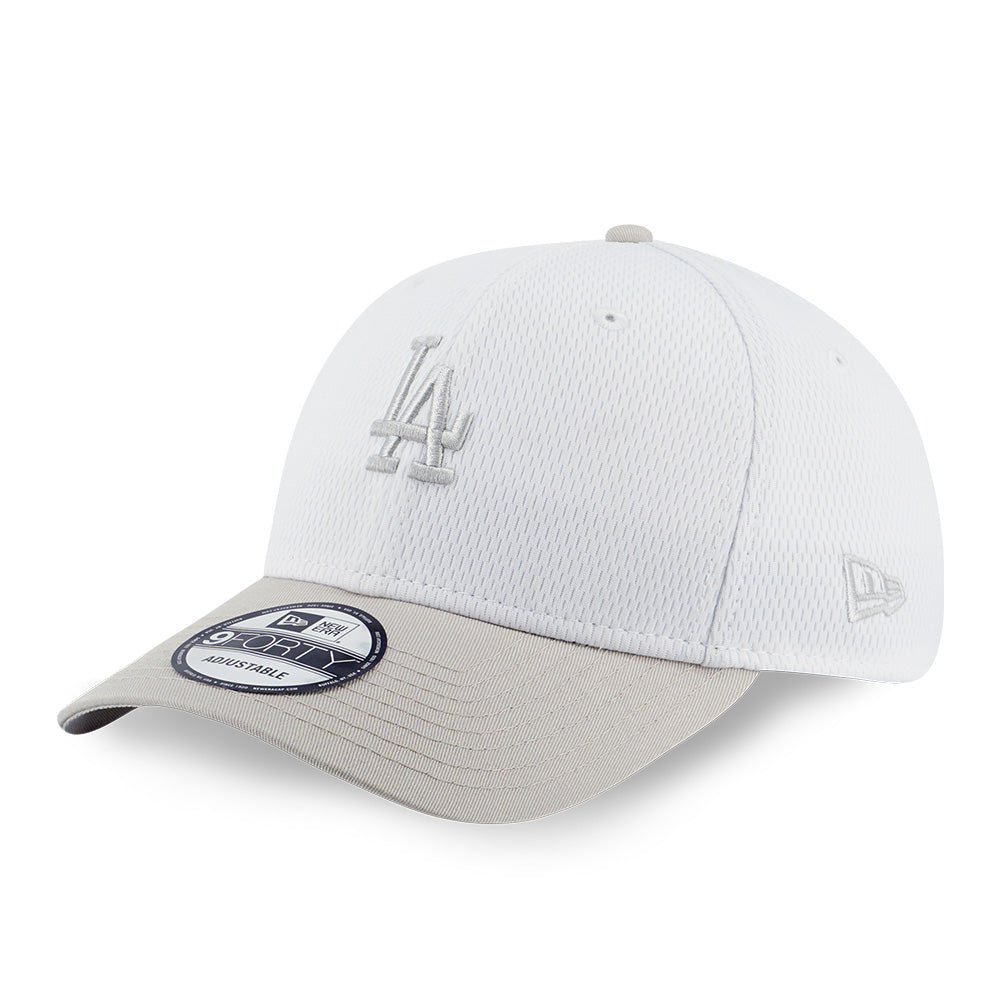 New Era Los Angeles Dodgers Dashmark Mini White Stone 9FORTY Adjustable Cap