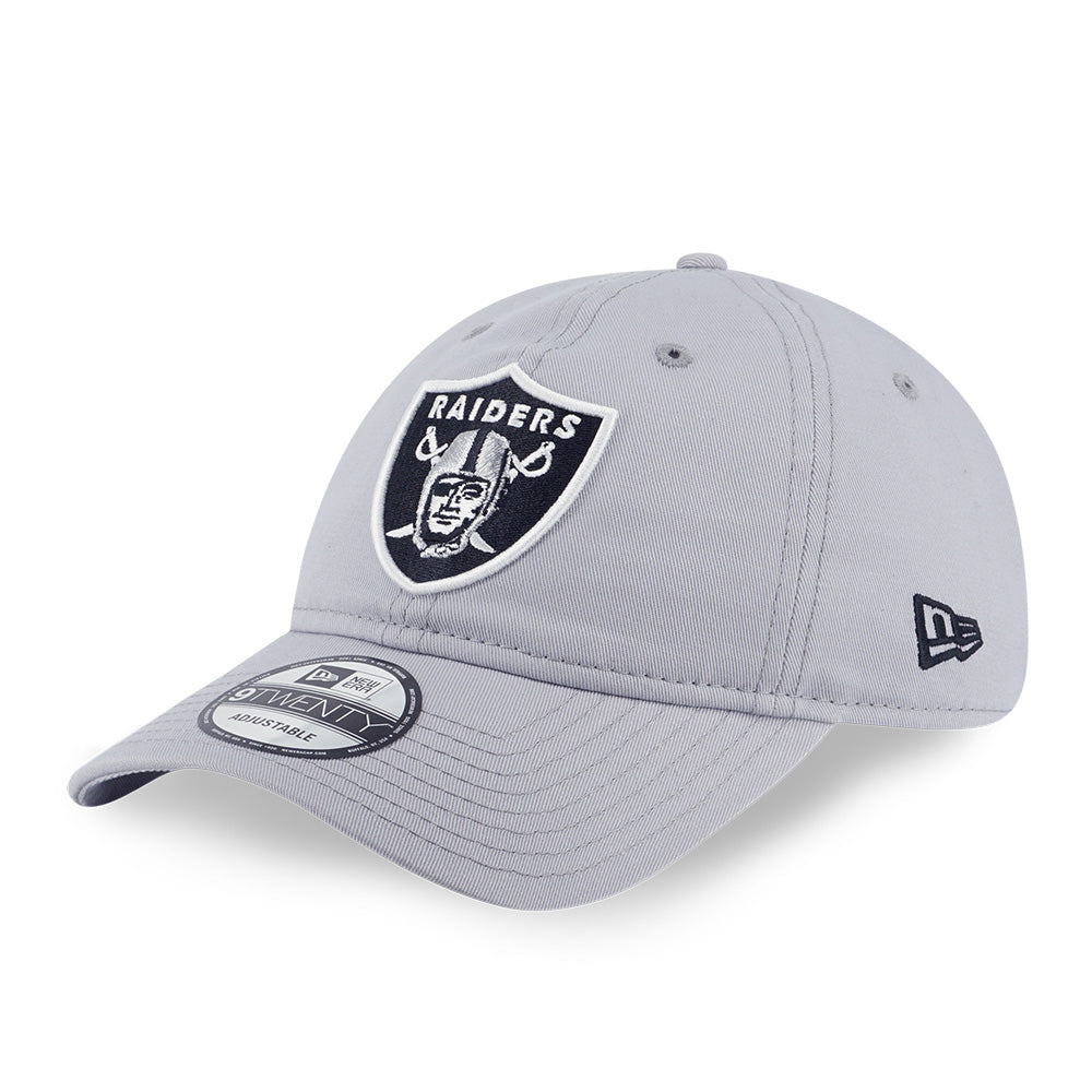 New Era Las Vegas Raiders NFL Essential Dolphine Grey 9TWENTY Adjustable Cap