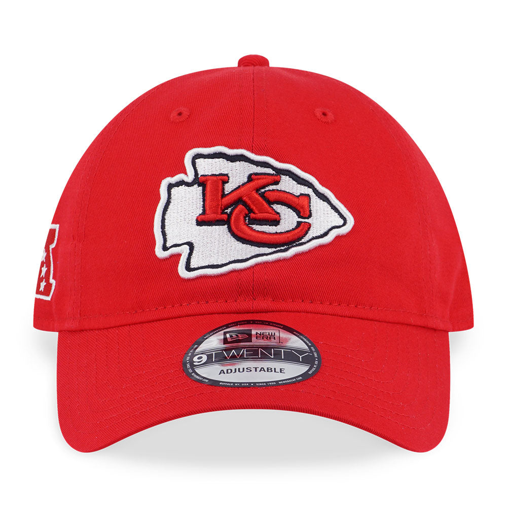 New Era Kansas City Chiefs NFL Essential Front Door Red 9TWENTY Adjustable Cap