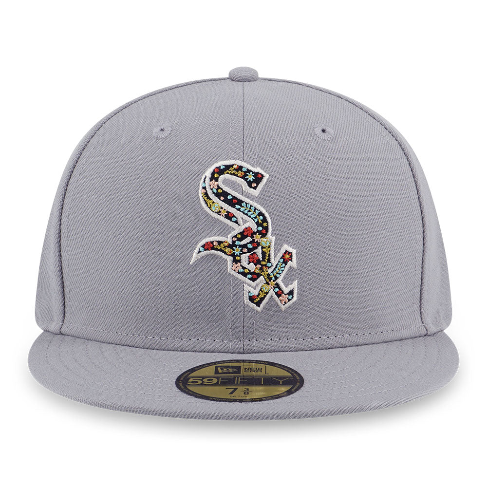 New Era Chicago White Sox MLB 5950 Pack Floral Infilled Navy 59FIFTY Fitted Cap