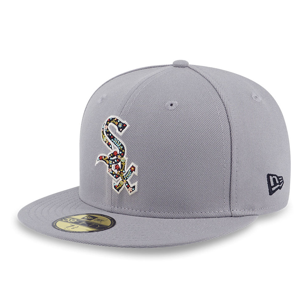 New Era Chicago White Sox MLB 5950 Pack Floral Infilled Navy 59FIFTY Fitted Cap