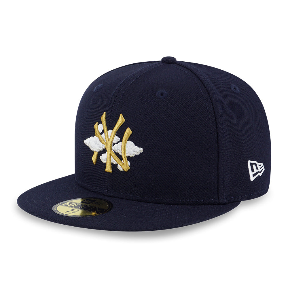 New Era New York Yankees MLB 5950 Pack Cloud Navy 59FIFTY Fitted Cap