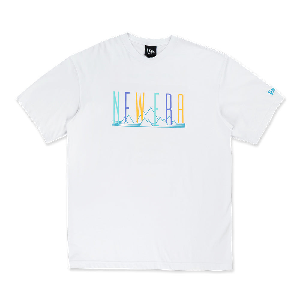 New Era Wordmark Spring Wave Fest White COOLERA Oversized Short Sleeve T-Shirt