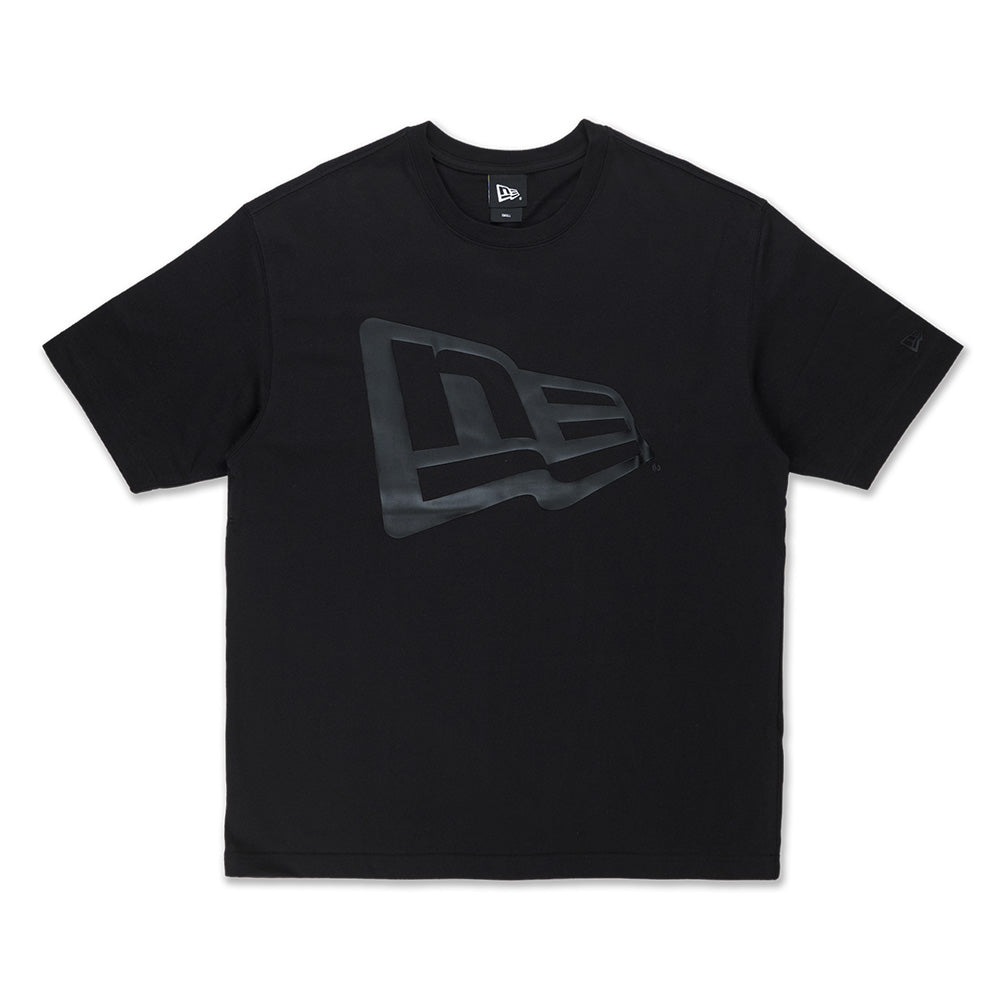 New Era Flag Premium Black Oversized Short Sleeve T-Shirt