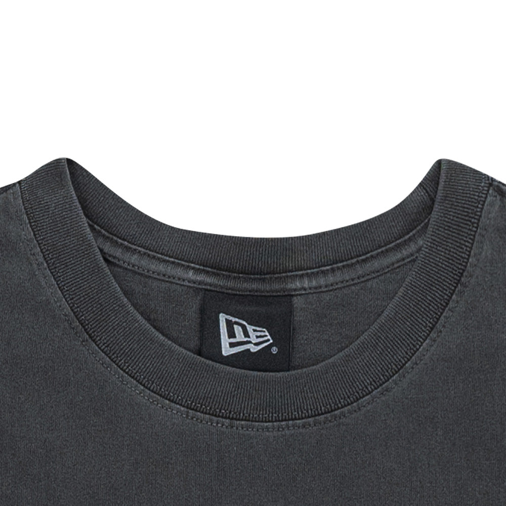 New Era New York Yankees MLB Logo Washed Graphite Short Sleeve T-Shirt