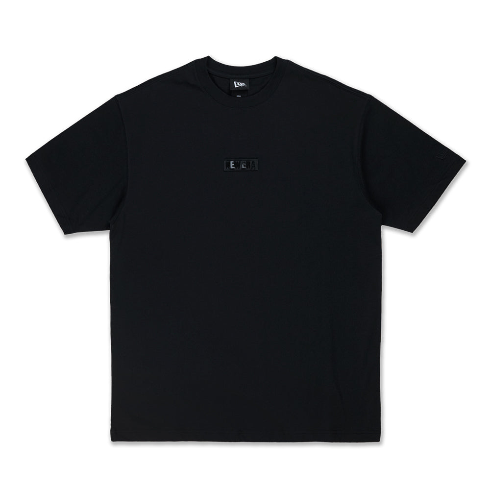 New Era Box Wordmark Basketball Tonal Pack Black Oversized Short Sleeve T-Shirt