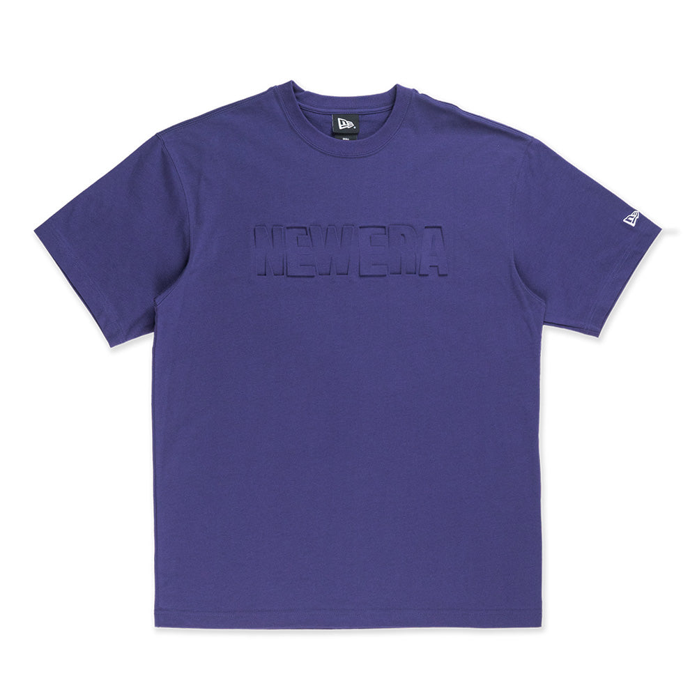 New Era Wordmark Basketball Tonal Pack Purple Oversized Short Sleeve T-Shirt