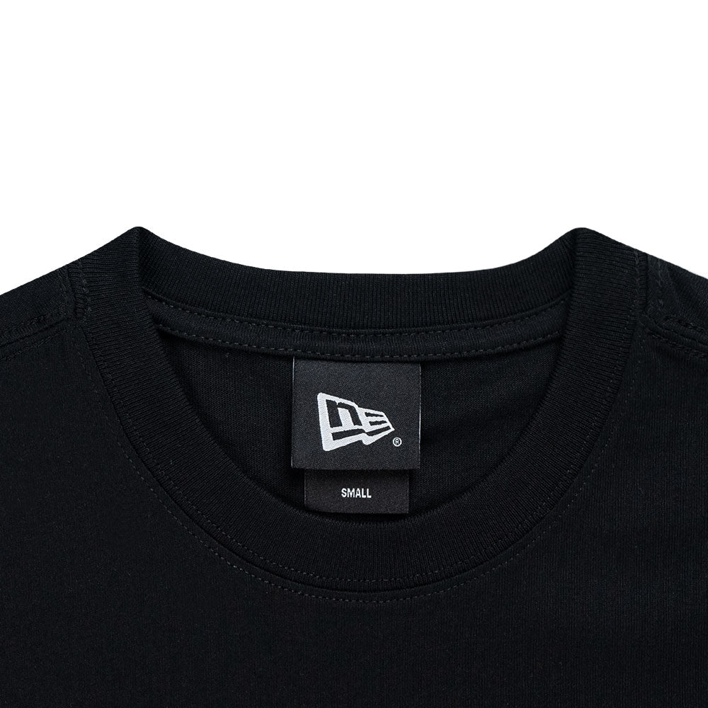 New Era Wordmark Emboss Basketball Tonal Pack Black Oversized Short Sleeve T-Shirt