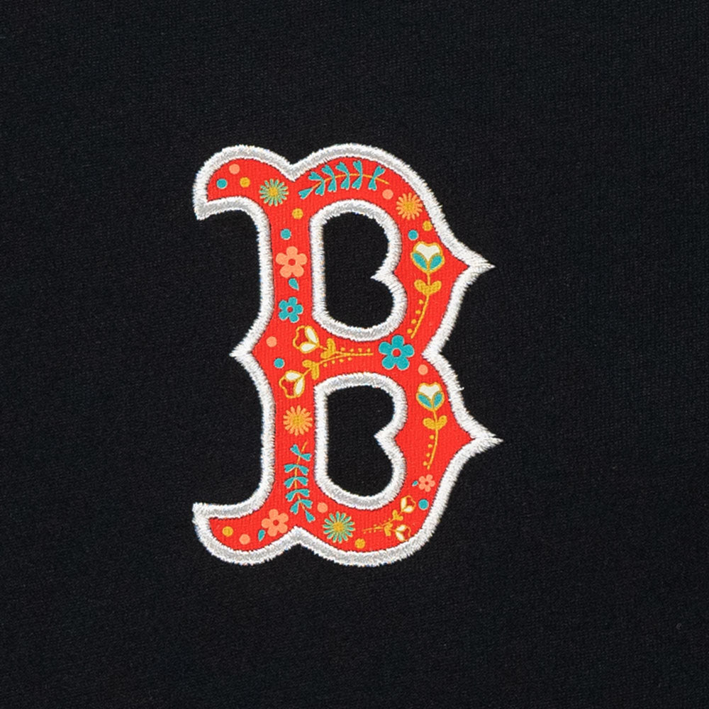 New Era Boston Red Sox MLB 5950 Pack Floral Infilled Black COOLERA Short Sleeve T-Shirt