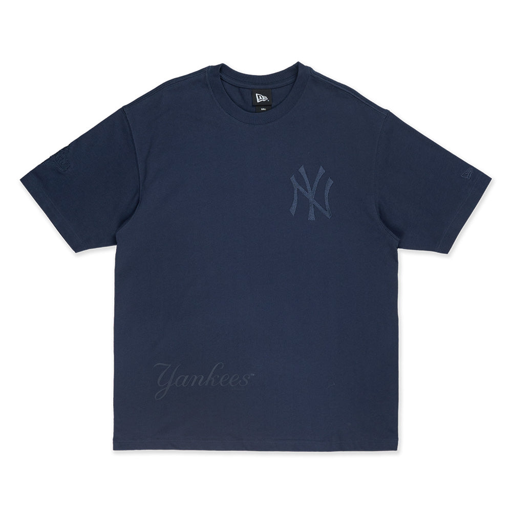 New Era New York Yankees MLB Tonal Pack Oceanside Blue Oversized Short Sleeve T-Shirt