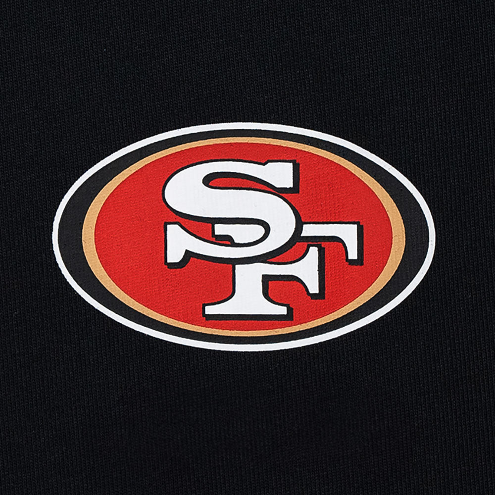 New Era San Francisco 49ers NFL Black Oversized Short Sleeve T-Shirt