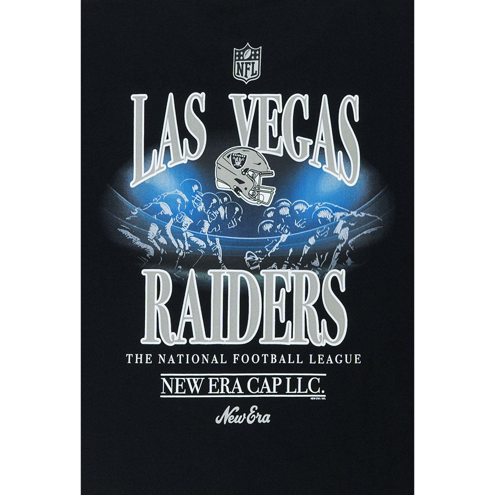 New Era Las Vegas Raiders NFL Black Oversized Short Sleeve T-Shirt