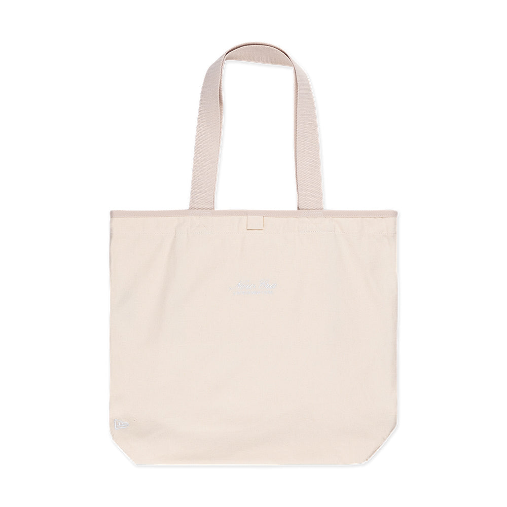 New Era Script Basic Chrome White Tote Bag