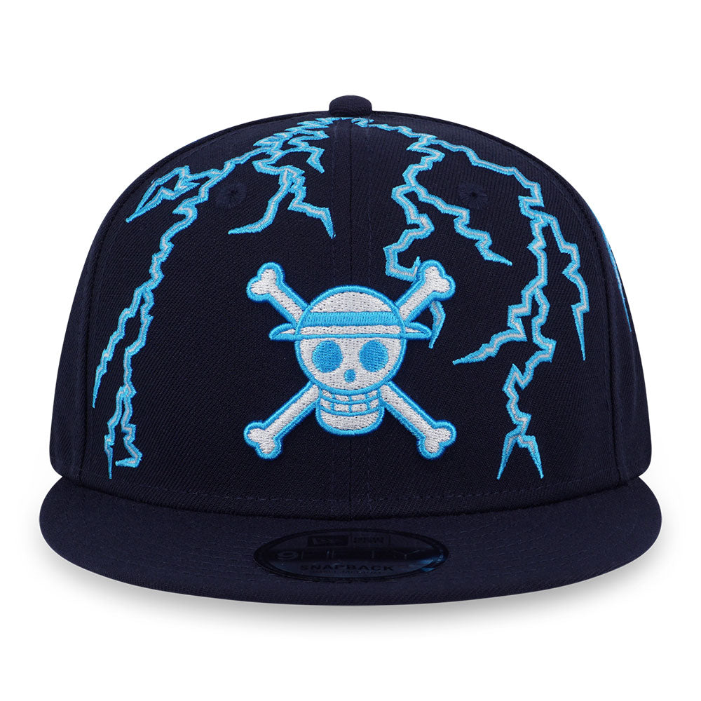 New Era x One Piece Gear 5 Navy 9FIFTY Snapback Cap