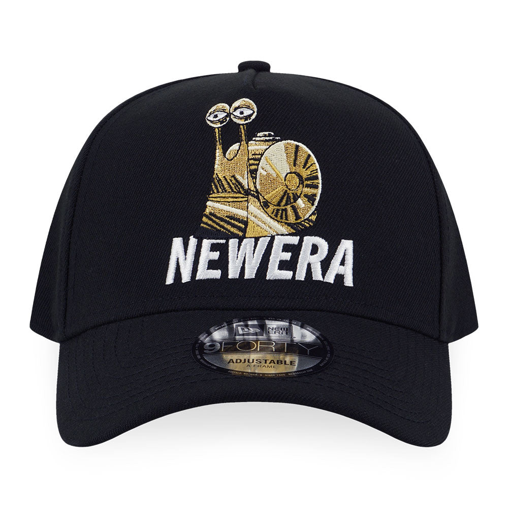 New Era X One Piece Gear 5 Den Den Mushi Black 9FORTY A-Frame Adjustable Cap