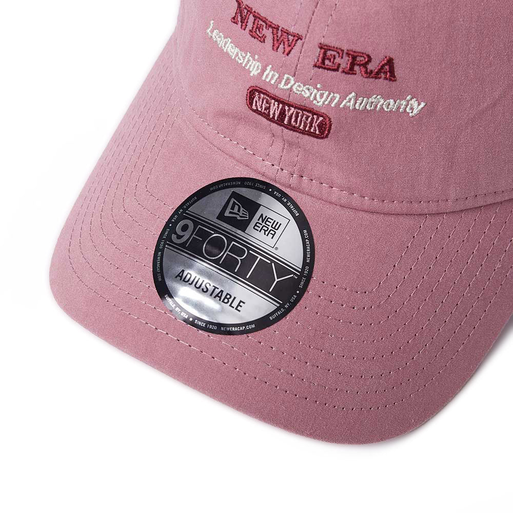 New Era Wordmark Engineered Comfort Pink 9FORTY Unstructured Adjustable Cap