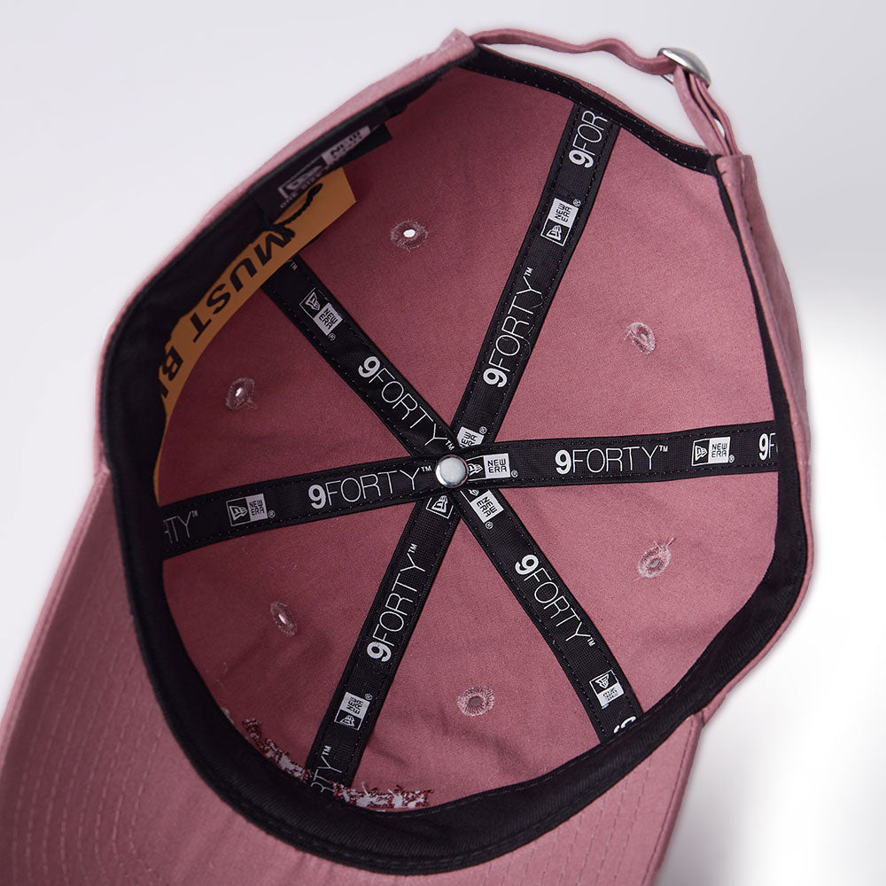 New Era Wordmark Engineered Comfort Pink 9FORTY Unstructured Adjustable Cap