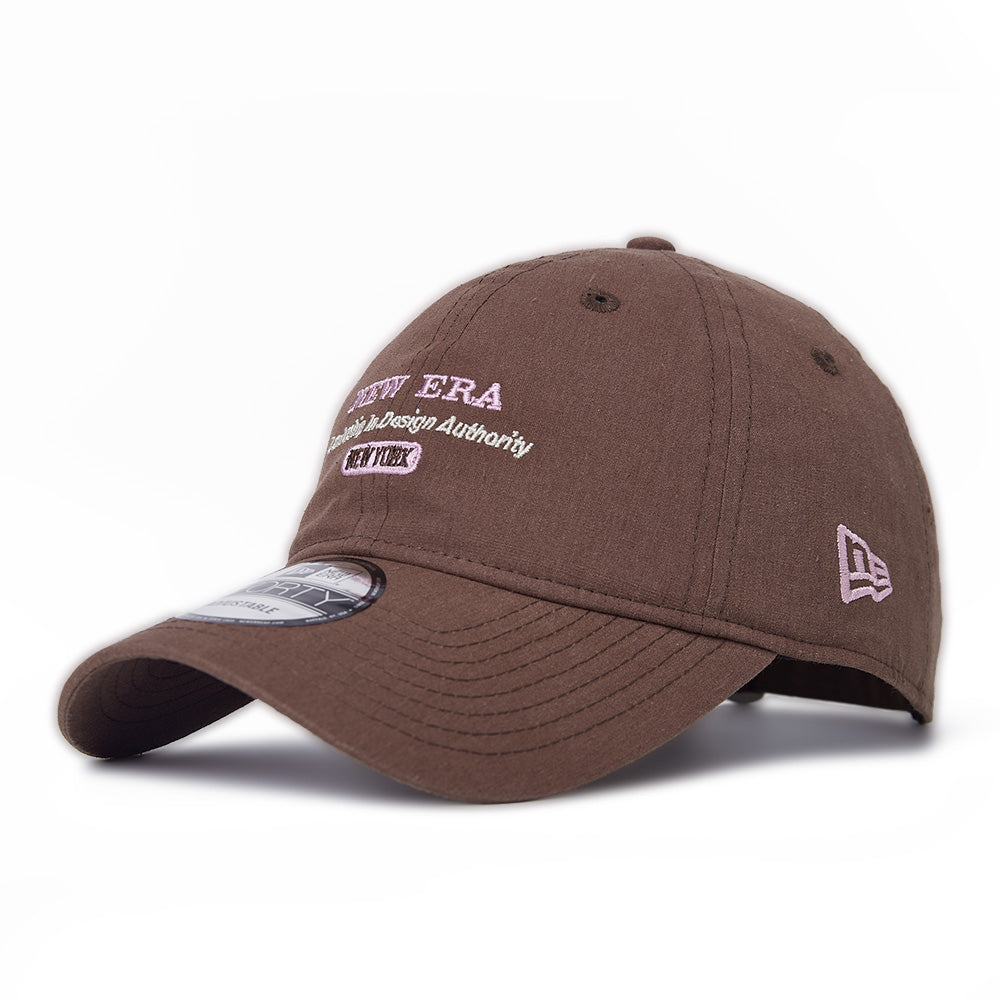 New Era Wordmark Engineered Comfort Brown 9FORTY Unstructured Adjustable Cap