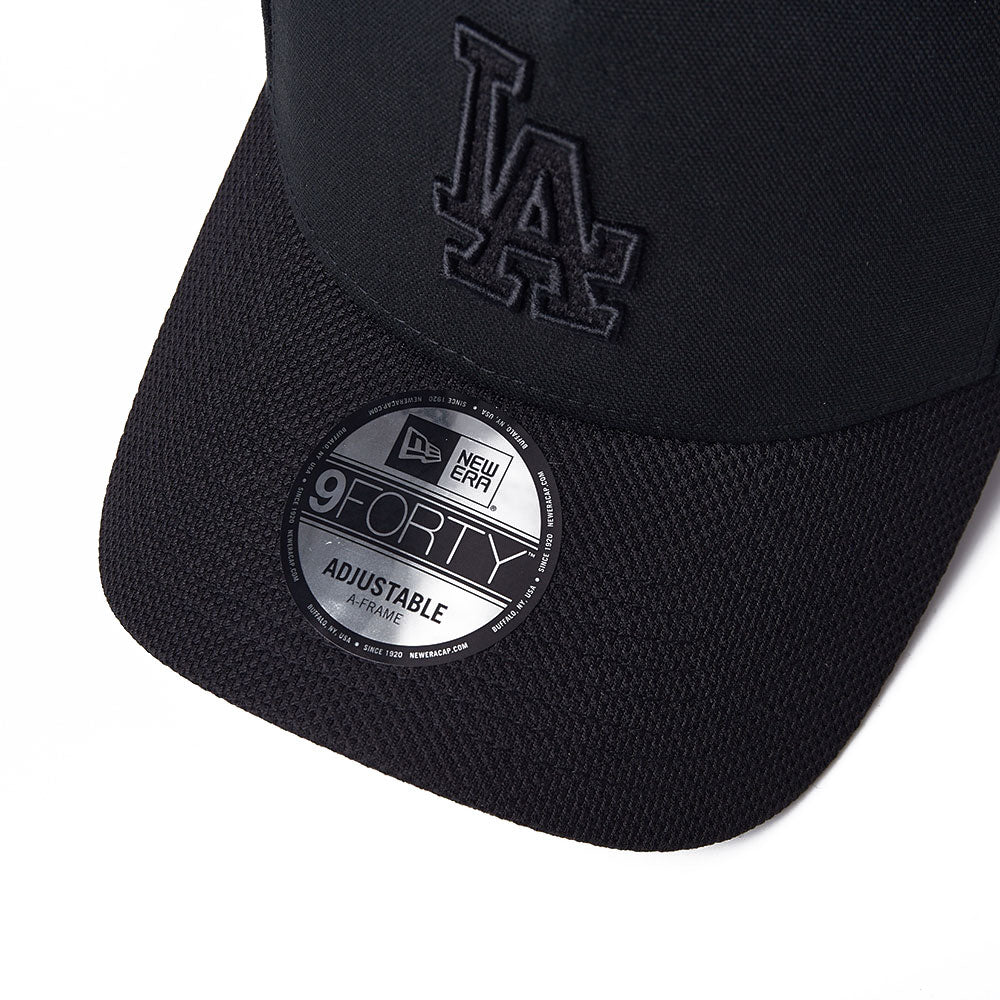 New Era Los Angeles Dodgers MLB Engineered Comfort Black 9FORTY Adjustable Cap