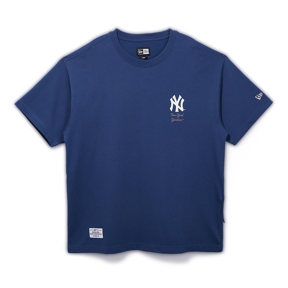 New Era New York Yankees MLB Engineered Comfort Navy COOLERA Short Sleeve T-Shirt