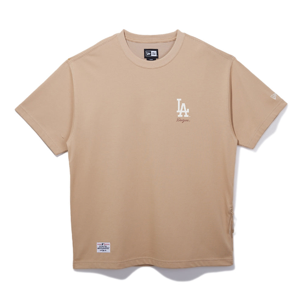 New Era Los Angeles Dodgers MLB Engineered Comfort Khaki COOLERA Short SLeeve T-Shirt