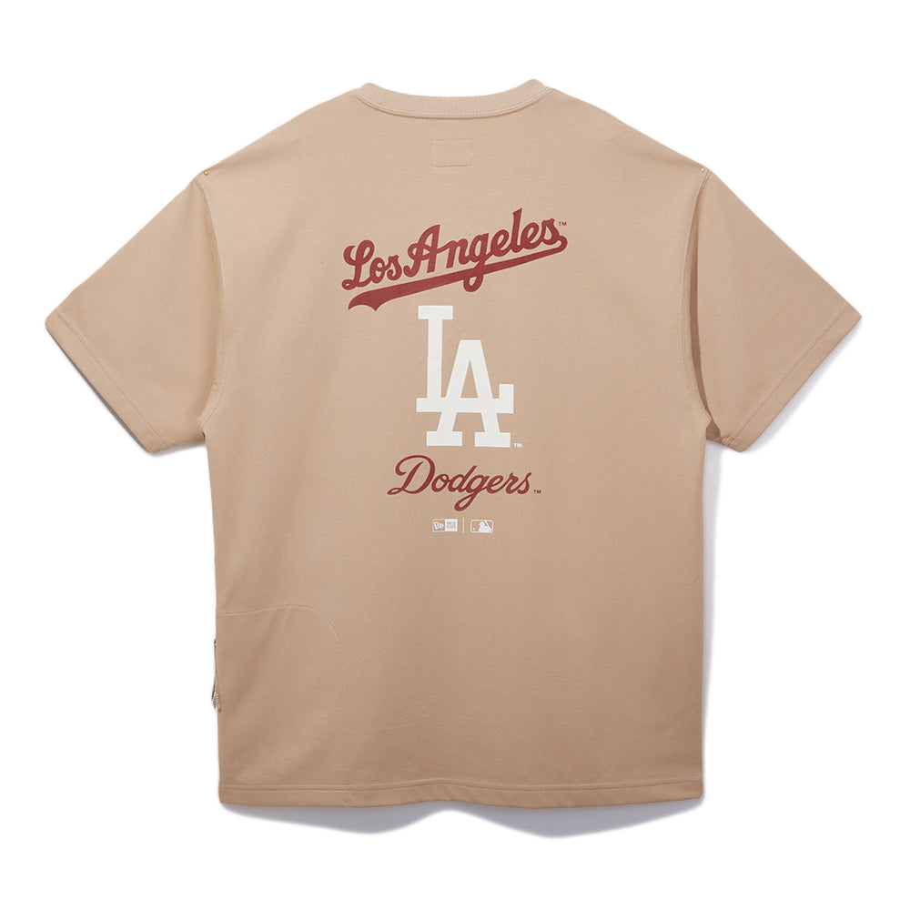 New Era Los Angeles Dodgers MLB Engineered Comfort Khaki COOLERA Short SLeeve T-Shirt