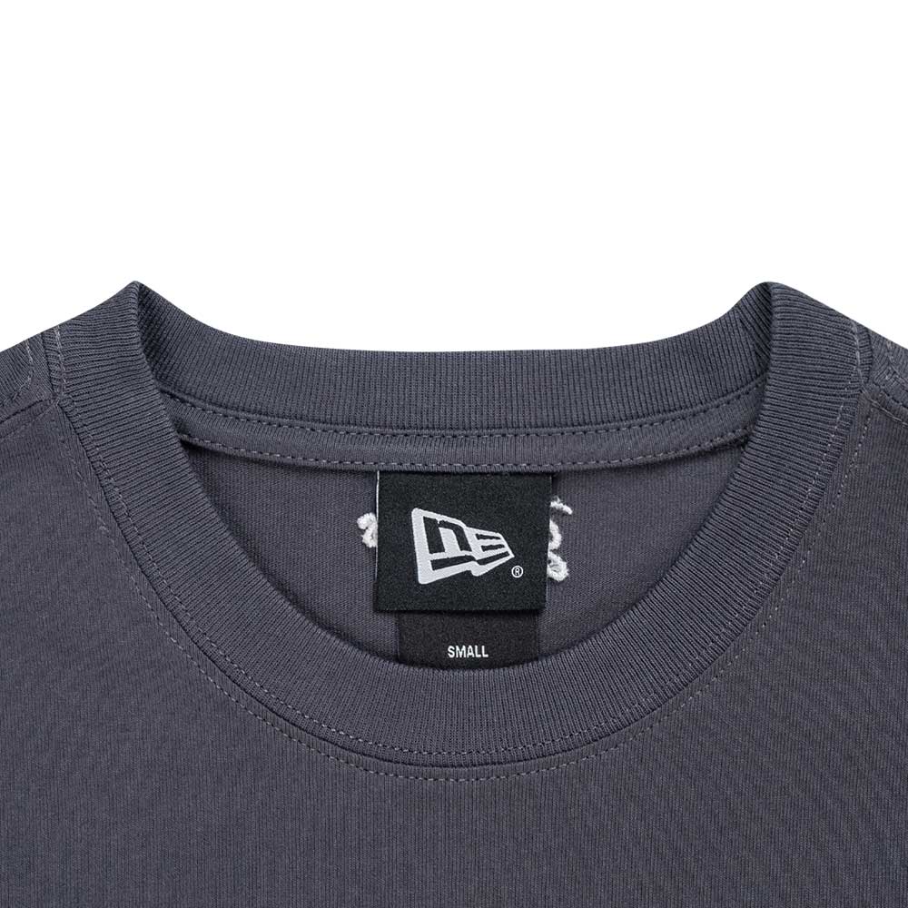 New Era New York Yankees MLB Chain Stitching Graphite Short Sleeve T-Shirt