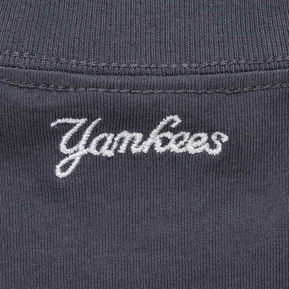 New Era New York Yankees MLB Chain Stitching Graphite Short Sleeve T-Shirt