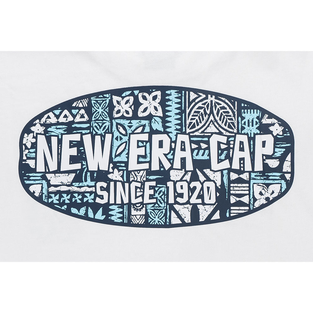 New Era Logo Marine Life Club White Oversized COOLERA Short Sleeve T-Shirt