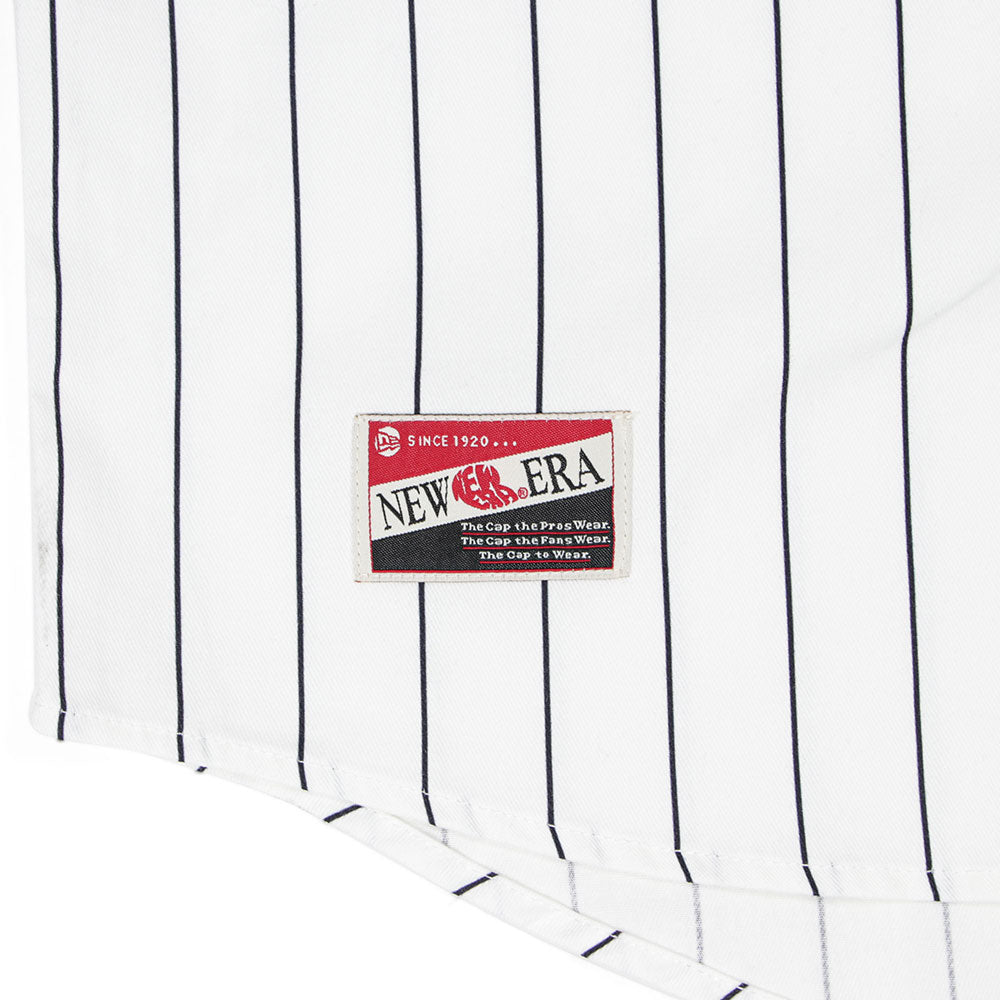 New Era Off White Stripe Retro Baseball Jersey