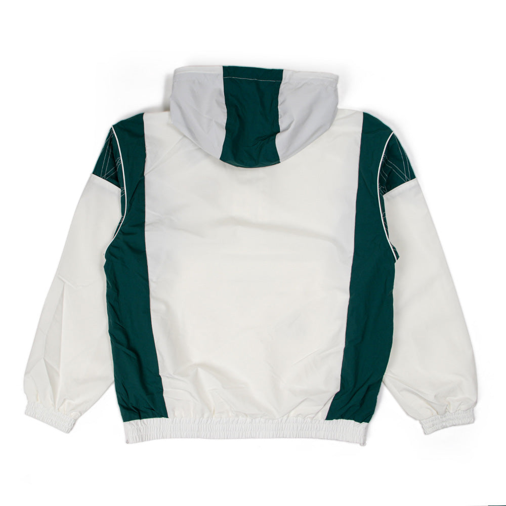 New Era Green Bay Packers NFL Off White Windbreaker Anorak Jacket
