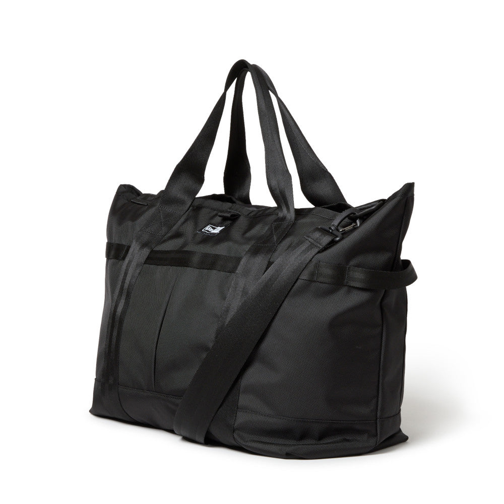 New Era Square Logo 1680D Black Tote Bag