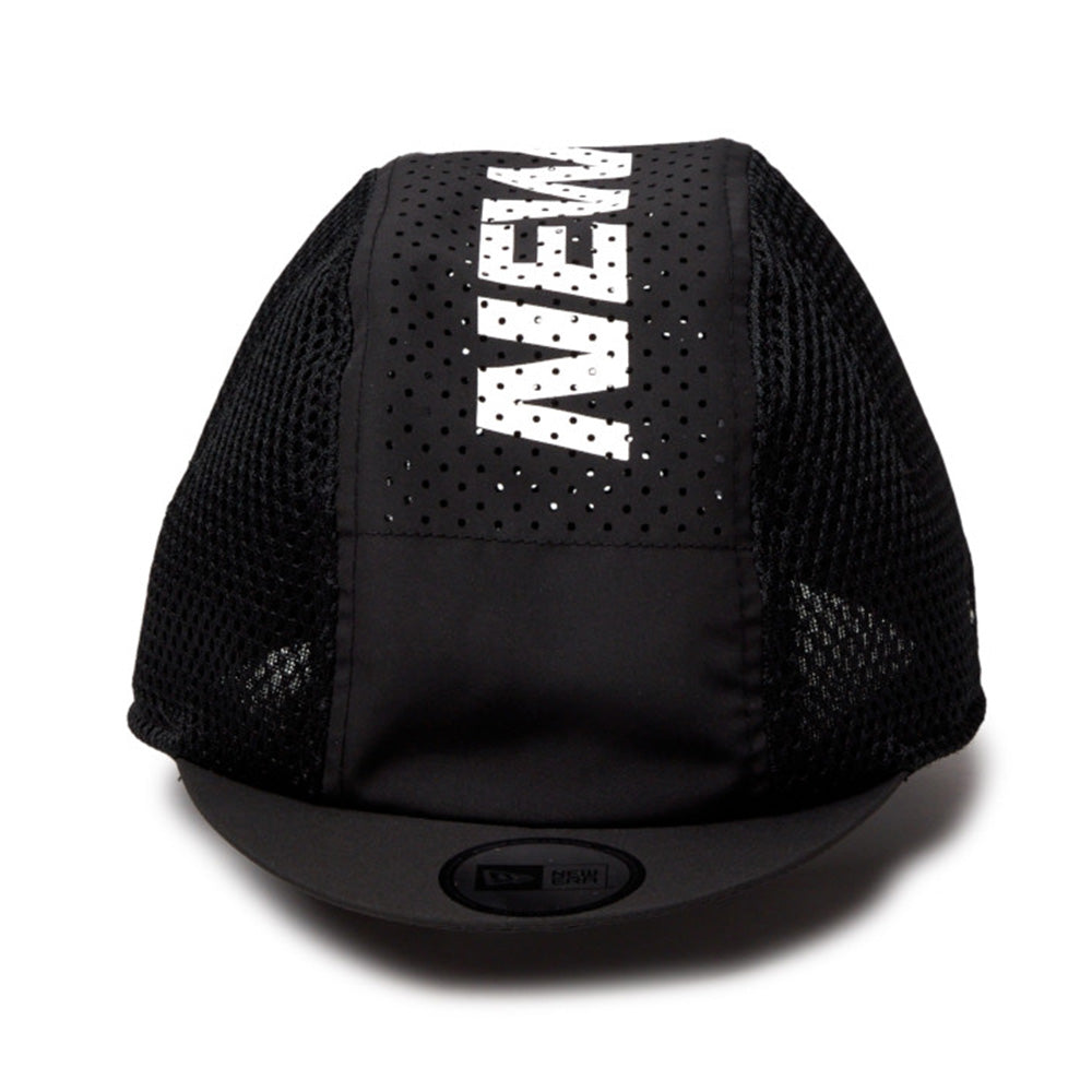 New Era Wordmark Multi Mesh Black Cycling Hat