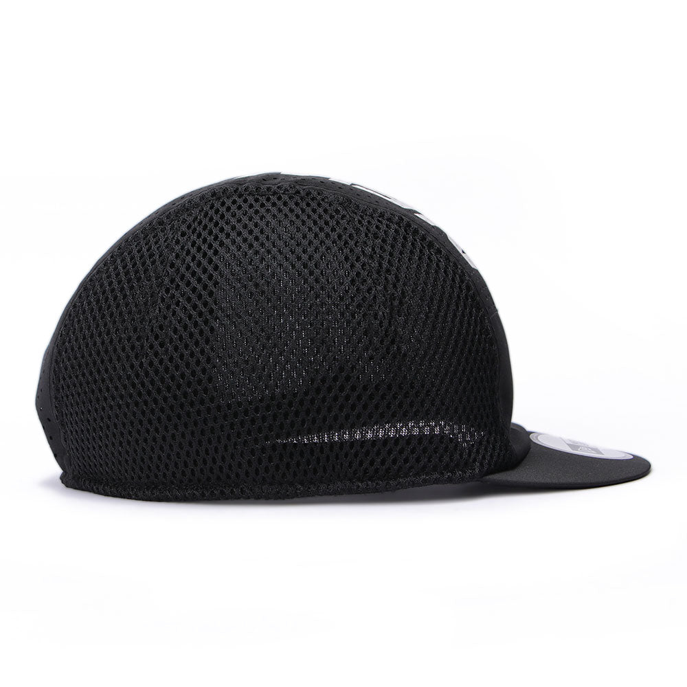 New Era Wordmark Multi Mesh Black Cycling Hat