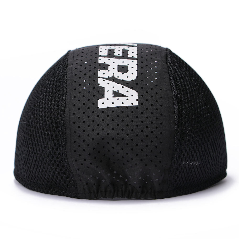 New Era Wordmark Multi Mesh Black Cycling Hat