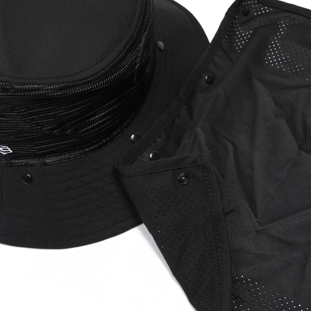New Era Outdoor Surf Black Sunshade Adventure Bucket Hat