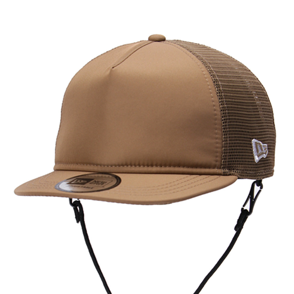 New Era Outdoor Surf Khaki 9FORTY A-Frame Trucker Snapback Cap