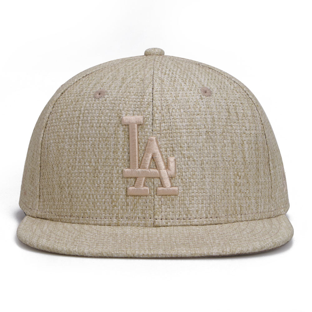 New Era Los Angeles Dodgers Paper Beige 9FIFTY Snapback Cap